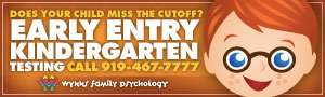 kindergarten testing cary nc